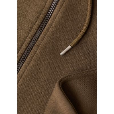 5. CASALL Oversized Zip Hoodie für Damen, Braun