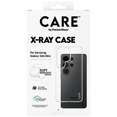 6. CARE by PanzerGlass Röntgen-Schutzhülle für Samsung Galaxy S26 Ultra – Transparent