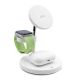 5. Puro Mag Station 3-in-1-Induktionsladegerät mit Ständer – Weiß