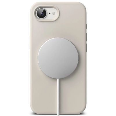 4. Ringke Silikon-Magsafe-Hülle für iPhone 16e / 17e – Beige
