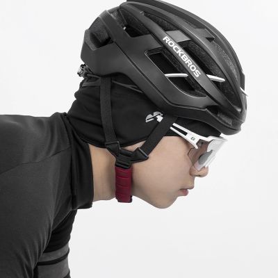 4. Rockbros Dala Winter-Radmütze mit Löchern für Brillen – grau
