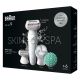 2. Braun Silk-épil 9 SkinSpa 40 Pinzetten Roségold, Weiß