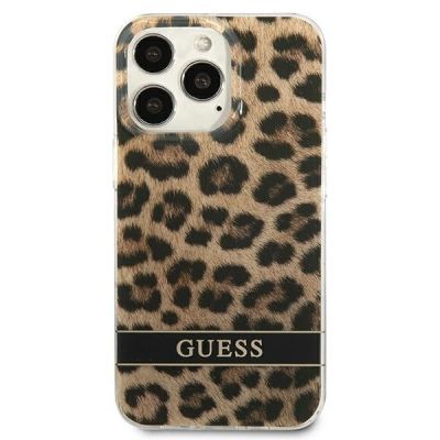 3. Guess GUHCP13LHSLEOW iPhone 13 Pro / 13 6.1" Braun/Braun Hardcase Leopard