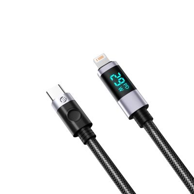 4. Orico LDC2L USB-C auf Lightning PD 29W Kabel mit LED-Anzeige 480 Mbit/s 2m - Schwarz