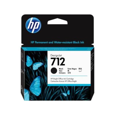 2. HP 712 DesignJet Schwarze Tintenpatrone 80 ml