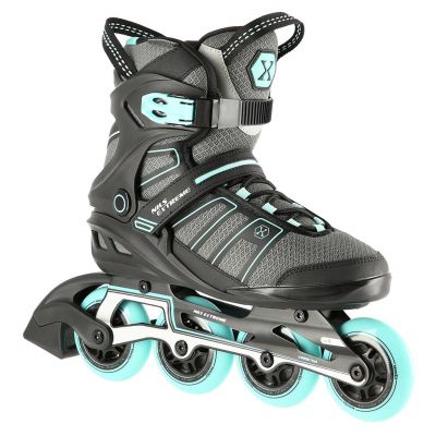 NILS Extreme NA14217 Rollschuhe schwarz und mint Größe 45