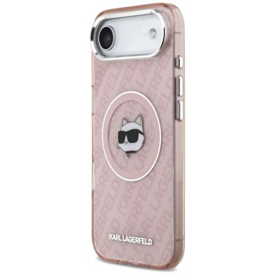 2. Karl Lagerfeld IML Choupette Head Logo MagSafe Hülle für iPhone 17 Air - Pink