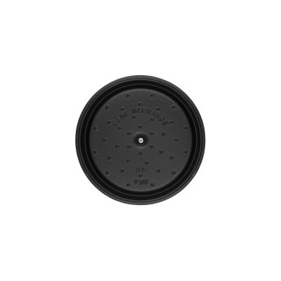 5. Gusseiserner Topf, rund, hoch, STAUB 40502-285-0 - schwarz, 4,8 l