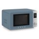 3. Smeg MOC02SBMEU Mikrowelle, blau, Kombi-Mikrowelle für die Arbeitsplatte, 27 l, 900 W