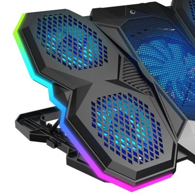 6. RAMPAGE Laptop-Kühlpad AD-RC14 9-17" RGB