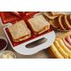 17. ELDOM SANDWICHMAKER ST11B RUDDY 750 W WEISSE KERAMIKPLATTEN
