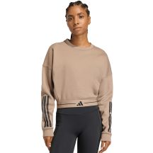 Damen-Sweatshirt adidas Hyperglam beige KQ5197