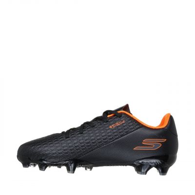 4. Skechers SKX_2 Kinder-Fußballschuhe Schwarz und Orange 252160L