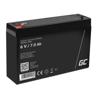 7. GREEN CELL GEL-BATTERIE AGM12 6V 7AH