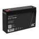 7. GREEN CELL GEL-BATTERIE AGM12 6V 7AH