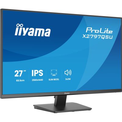 5. iiyama ProLite X2797QSU-B1 Computermonitor 68,6 cm (27") 2560 x 1440 px Quad HD LED Schwarz