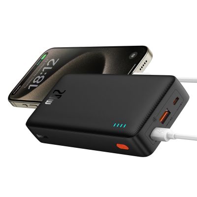 2. Baseus Airpow 20W 20000mAh Powerbank mit Baseus Simple Series USB-A - USB-C Kabel 50cm - Schwarz