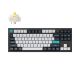 2. Keychron Q3 Max Gaming-Tastatur USB + RF Wireless + Bluetooth QWERTY Schwarz, Cyan, Dunkelblau, Weiß
