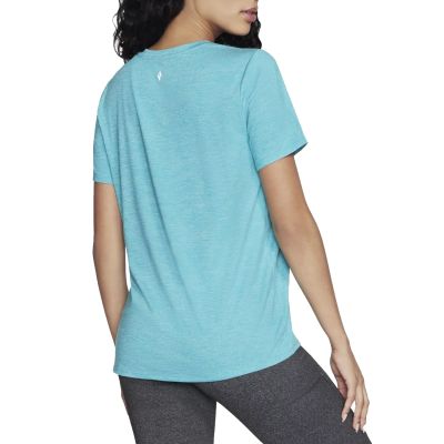 2. Skechers Go Dri Swift T-Shirt TS104-WAQ Blau XS
