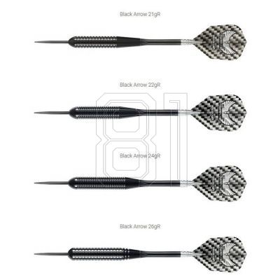 3. Harrows Black Arrow Steeltip Darts HS-TNK-000013143