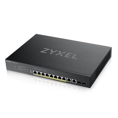 9. Zyxel XS1930-12HP Switch 12p PoE (PoE++: 8) 375W Managed Multigigabit/10G