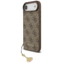 Guess 4G Charms Collection MagSafe Hülle für iPhone Air – braun