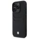 2. BMW Sign Leather Cardslot Hülle für iPhone 16 Pro Max – Schwarz