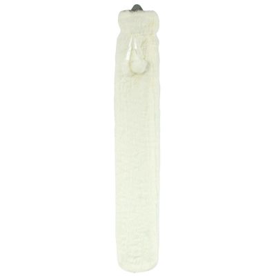 12. GUMMI-WÄRMWASSERFLASCHE MIT ALPINA-DECKEL 2L WEISS