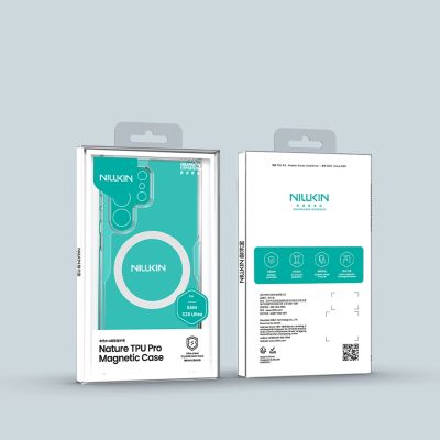 12. Nillkin Nature TPU Pro Magnetische Hülle mit MagSafe für Samsung Galaxy S25 Ultra – Weiß
