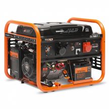 Daewoo GDA 7500DPE-3 Generator 6000 W 30 l Benzin Orange, Schwarz