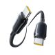 2. Baseus PicoGo Schnellladekabel 240W USB-C auf USB-C, 1 m – Schwarz