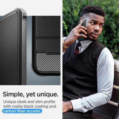 14. Spigen Rugged Armor Hülle für Samsung Galaxy S23 – mattschwarz
