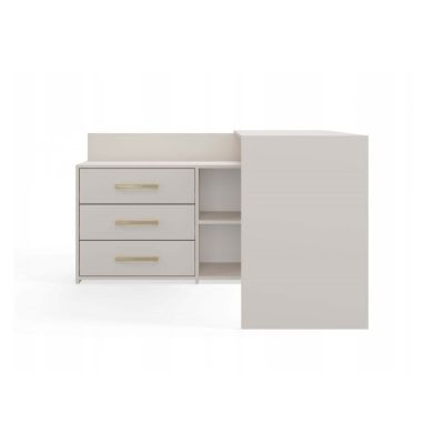 DANY Eckschreibtisch Kaschmir-Set