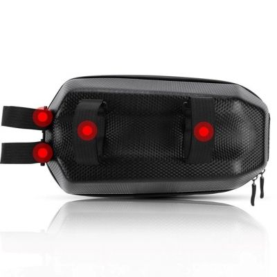 6. Wozinsky wasserdichte Lenkertasche für den Scooter, Scooter-Tasche, 4 l, schwarz (WSB2BK)
