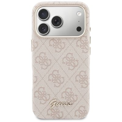 3. Guess 4G Script MagSafe Hülle für iPhone 17 Pro Max – Pink
