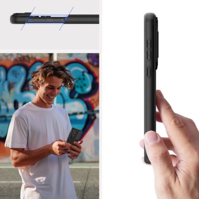4. Tech-Protect Velar Cam+ Hülle für Samsung Galaxy A55 5G - Schwarz