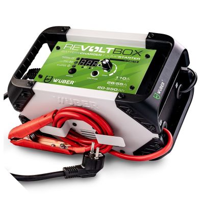 2. Automatisches Batterieladegerät mit Starthilfe 110 A W14015 WUBER