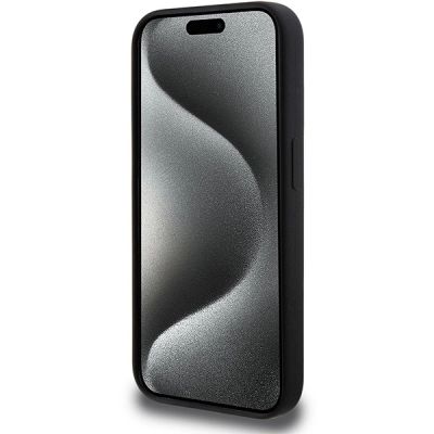 5. BMW M Silicone Pattern MagSafe Hülle für iPhone 15 Pro – Schwarz