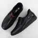 14. Damen-Lederschuhe mit Keilabsatz, schwarz, Rieker 47253-00