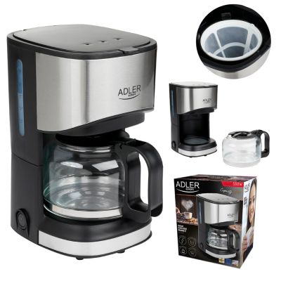 14. Adler AD 4407 Filterkaffeemaschine (550W; schwarz)