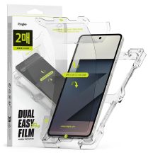 Ringke Dual Easy Pro 2er-Pack Schutzfolie für Samsung Galaxy Z Flip 7 - Transparent