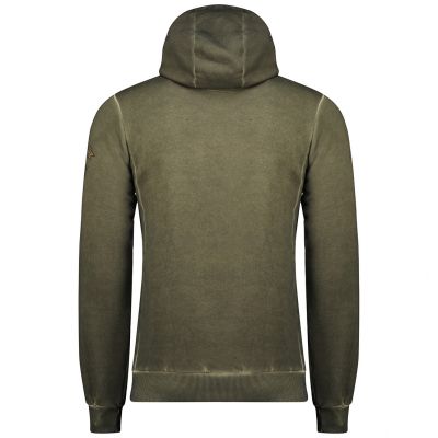 2. Geographical Norway Gymclass EO Tiedye Badge Sweatshirt M WU8270H-GNO-KAKI
