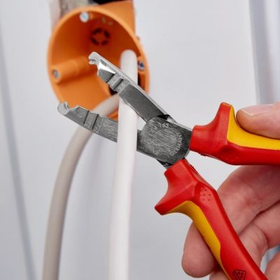 5. Knipex 13 46 165 Abisolierzange Rot, Gelb