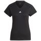 adidas Aeroready Train Essentials Minimal Branding V-Ausschnitt Tee W HN5543