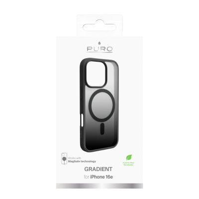 8. Puro Gradient MagSafe Silikonhülle für iPhone 16 Pro Max – Schwarz