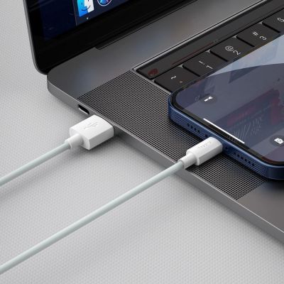 9. Baseus 2x USB - Lightning Schnellladekabel 1,5 m weiß (TZCALZJ-02)