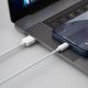 9. Baseus 2x USB - Lightning Schnellladekabel 1,5 m weiß (TZCALZJ-02)