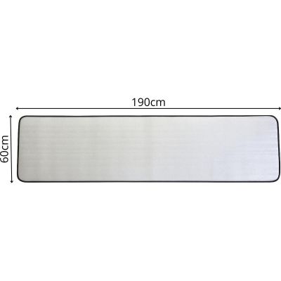 7. Faltbare Campingmatte aus Aluminium, 190 x 60 cm, Redcliffs