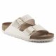 Birkenstock Arizona Vegan Damen Textil Narrow Eggshell Flip-Flops für schmale Füße (1022679)