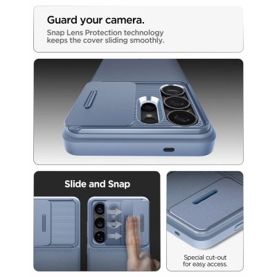 6. Spigen Optik Armor Schutzhülle für Samsung Galaxy S26 Ultra – Blau